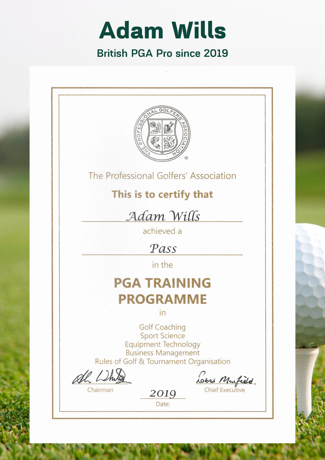 Golf Professional
