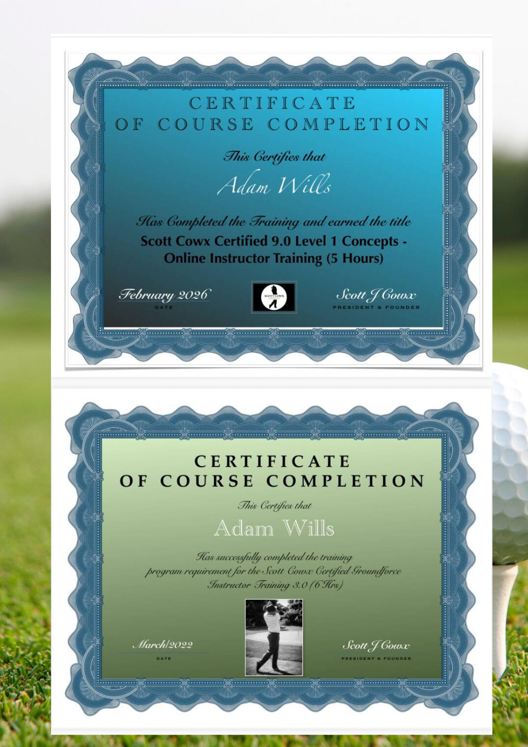 UK PGA professional Golf Professional