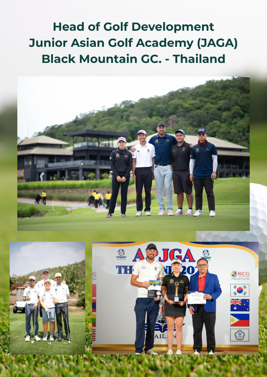 UK PGA professional Golf Professional